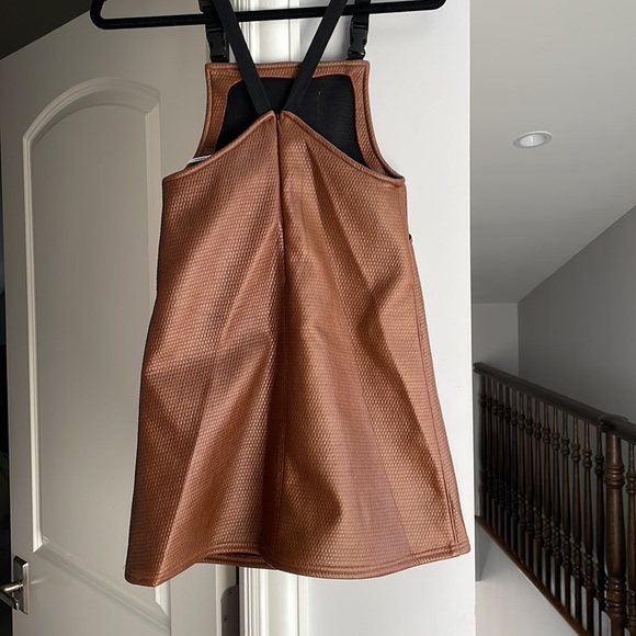 Girls leather jumper by CREW size 7 - Picture 5 of 6